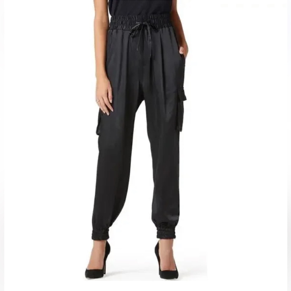 NWT Joe’s Jeans Darya Satin Cargo Joggers